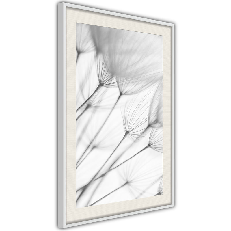 Poster - Gentle Blow  - wit passepartout