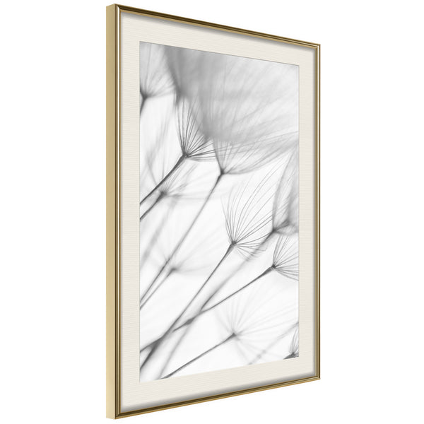 Poster - Gentle Blow  - goud passepartout