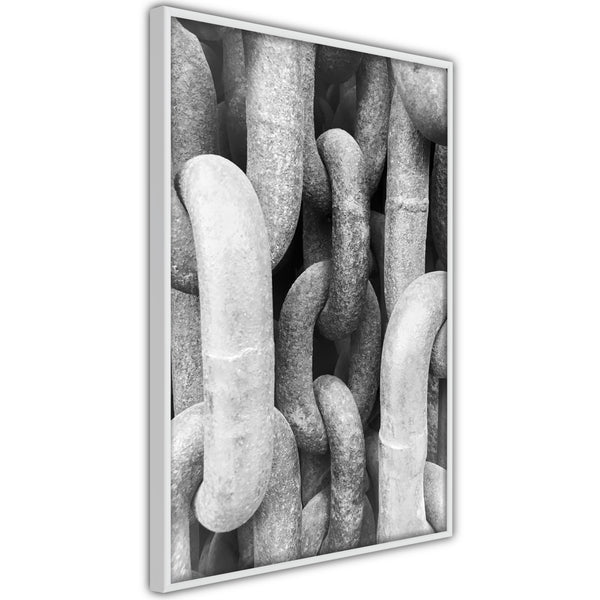 Poster - Chains  - wit