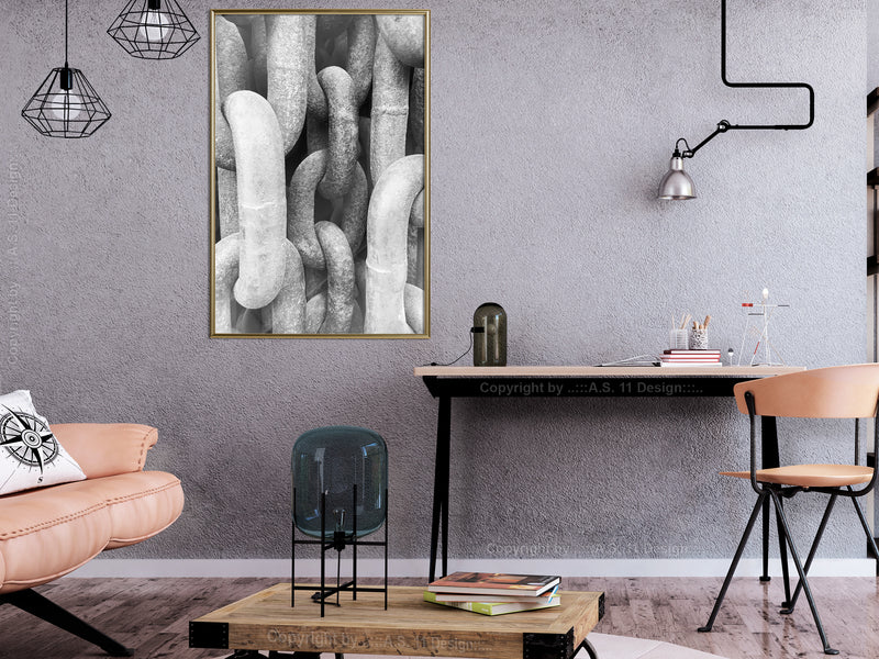 Poster - Chains  - goud
