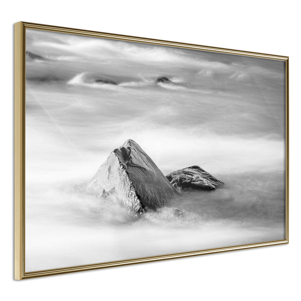Poster - Loneliness II  - goud