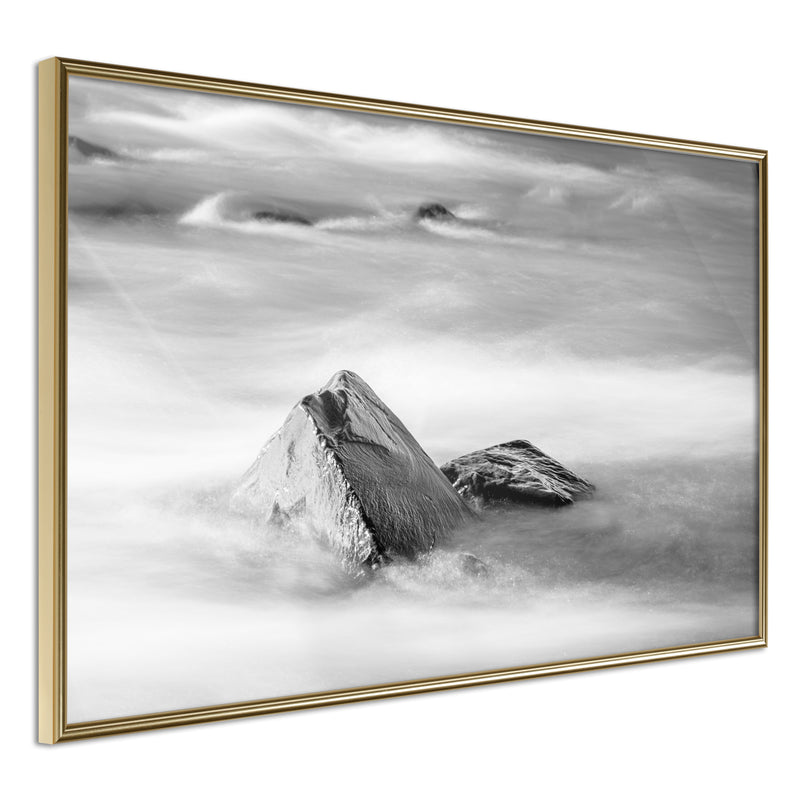 Poster - Loneliness II  - goud