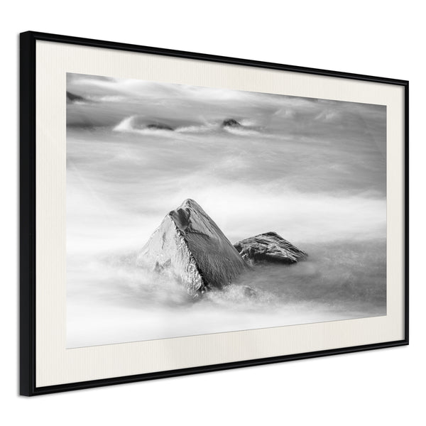 Poster - Loneliness II  - zwart passepartout