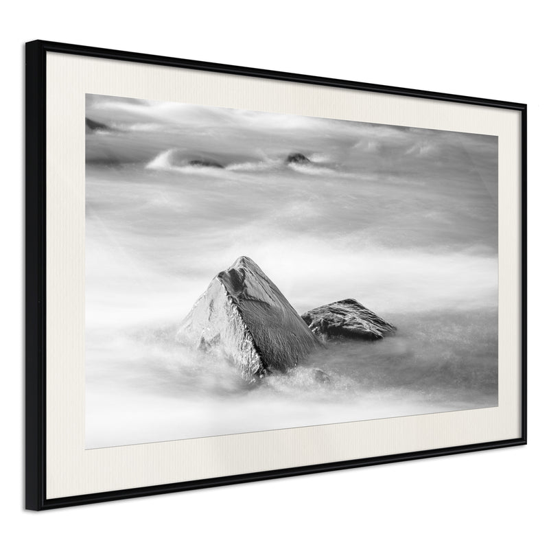 Poster - Loneliness II  - zwart passepartout