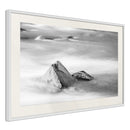 Poster - Loneliness II  - wit passepartout