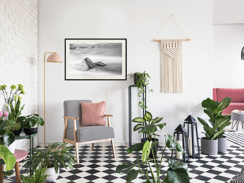 Poster - Loneliness II  - zwart passepartout