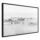 Poster - Fog Over the Forest  - zwart