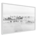 Poster - Fog Over the Forest  - wit