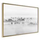 Poster - Fog Over the Forest  - goud