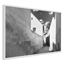 Poster - Sunny Day in the Town  - wit