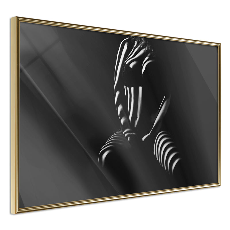 Poster - Blinds Shadow  - goud
