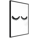 Poster - False Eyelashes  - zwart