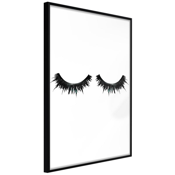 Poster - False Eyelashes  - zwart