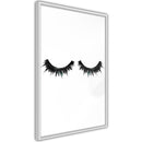 Poster - False Eyelashes  - wit