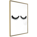 Poster - False Eyelashes  - goud