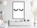 Poster - False Eyelashes  - zwart