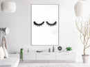 Poster - False Eyelashes  - wit