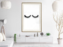 Poster - False Eyelashes  - goud passepartout