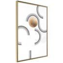 Poster - Sphere in a Trap  - goud