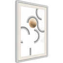 Poster - Sphere in a Trap  - wit passepartout