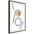 Poster - Cube in a Trap  - zwart passepartout