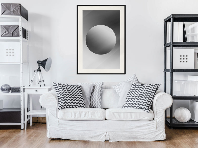 Poster - Convex or Concave?  - zwart passepartout