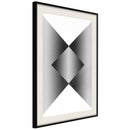 Poster - Gradient  - zwart passepartout