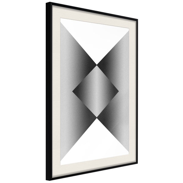 Poster - Gradient  - zwart passepartout