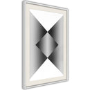 Poster - Gradient  - wit passepartout