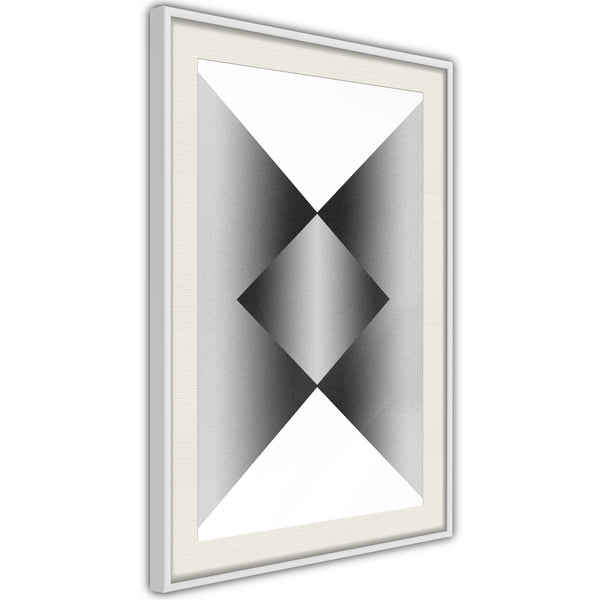 Poster - Gradient  - wit passepartout