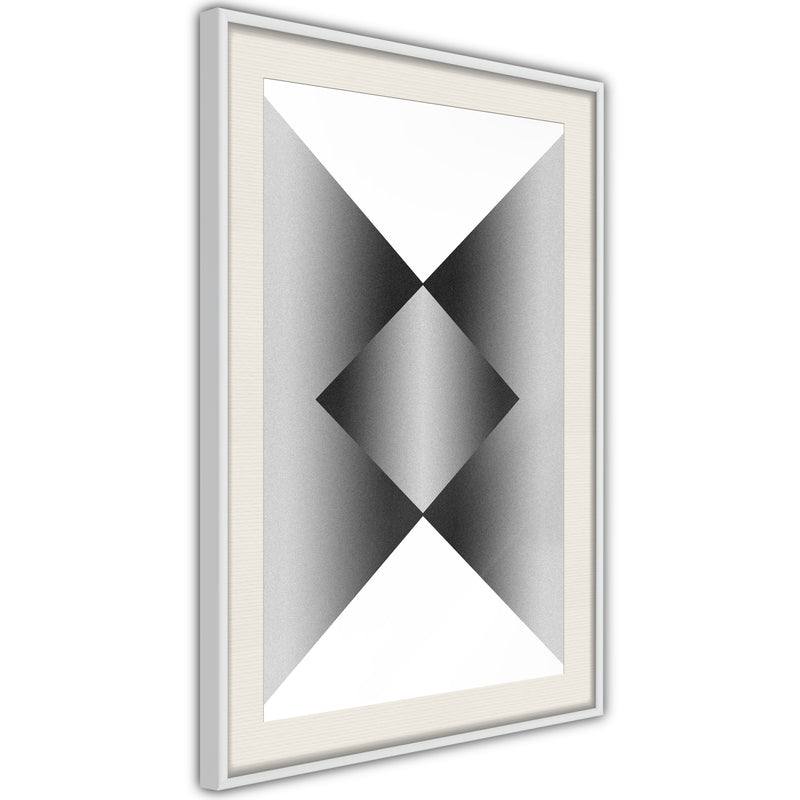 Poster - Gradient  - wit passepartout