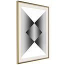 Poster - Gradient  - goud passepartout