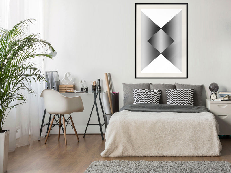Poster - Gradient  - zwart passepartout