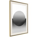 Poster - Levitating Sphere  - goud passepartout