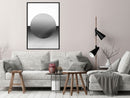 Poster - Levitating Sphere  - zwart