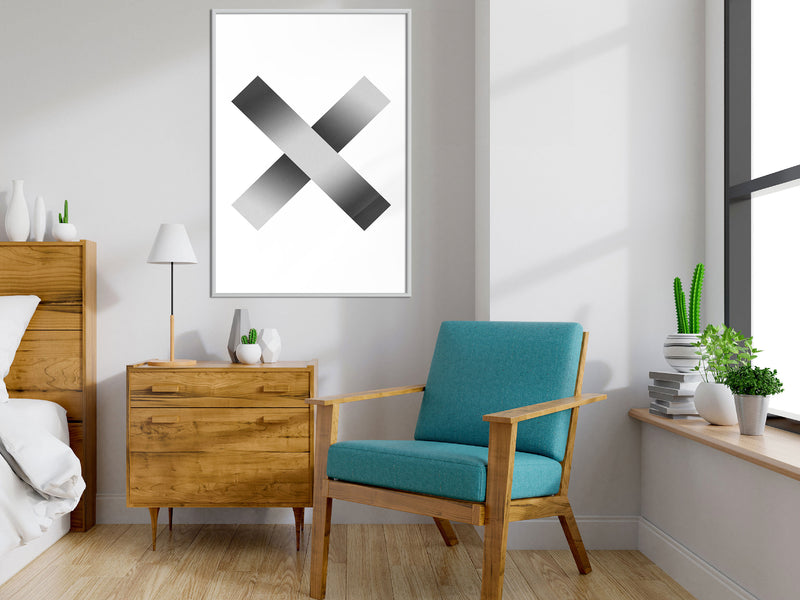 Poster - X  - wit