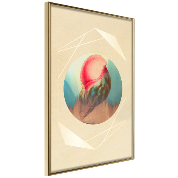 Poster - Sound of the Sea  - goud
