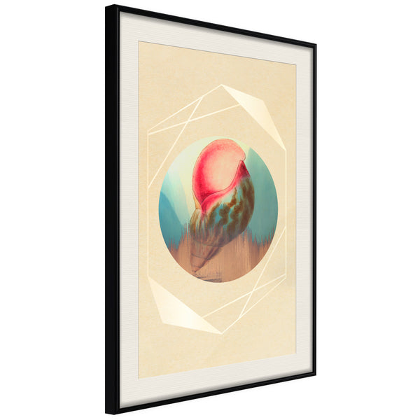 Poster - Sound of the Sea  - zwart passepartout