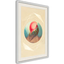 Poster - Sound of the Sea  - wit passepartout