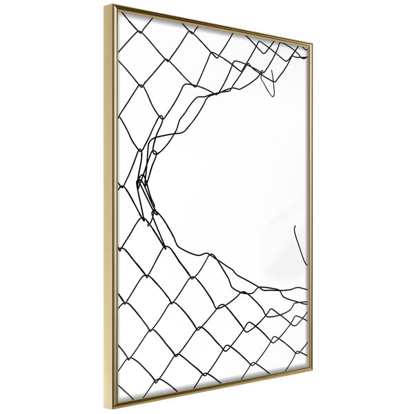 Poster - Escape  - goud