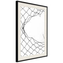 Poster - Escape  - zwart passepartout