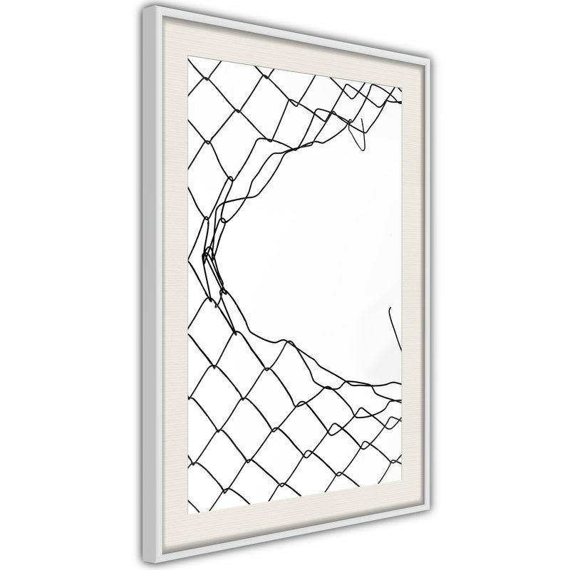 Poster - Escape  - wit passepartout