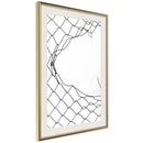 Poster - Escape  - goud passepartout