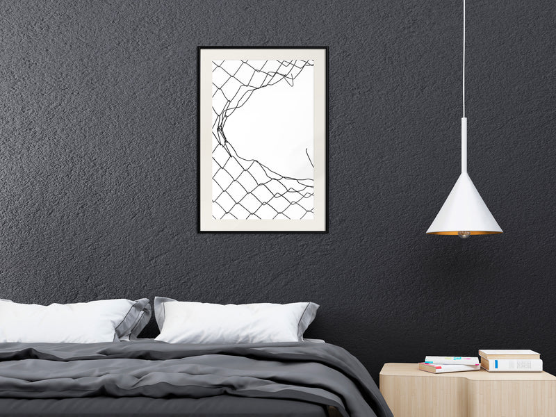 Poster - Escape  - zwart passepartout
