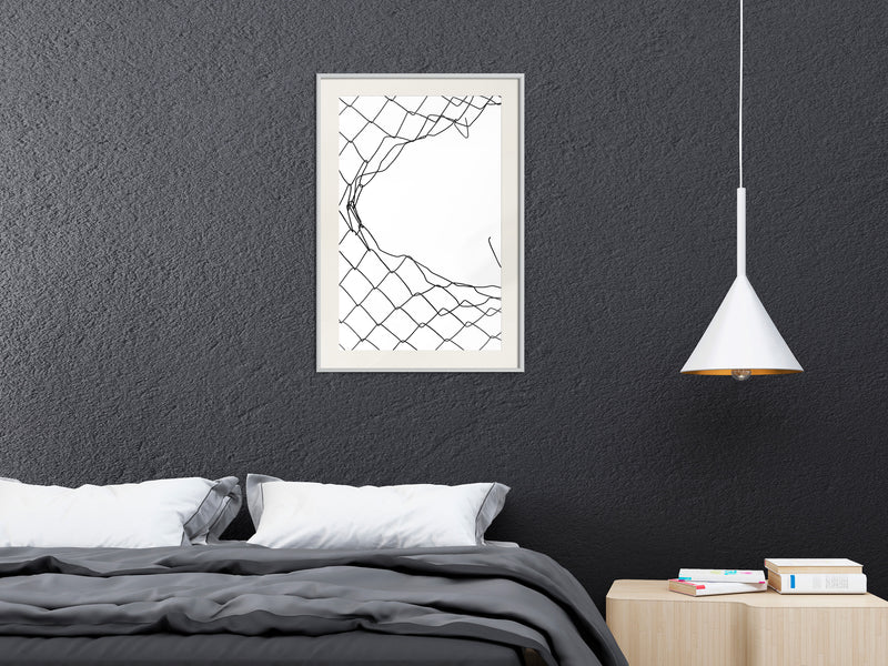 Poster - Escape  - wit passepartout