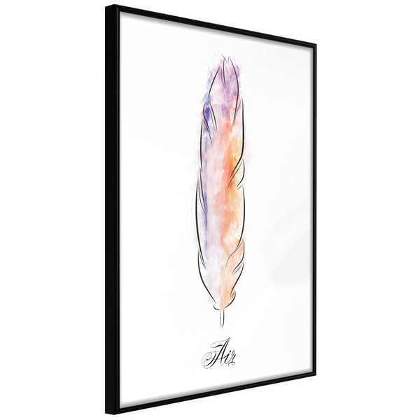Poster - Lightness I  - zwart