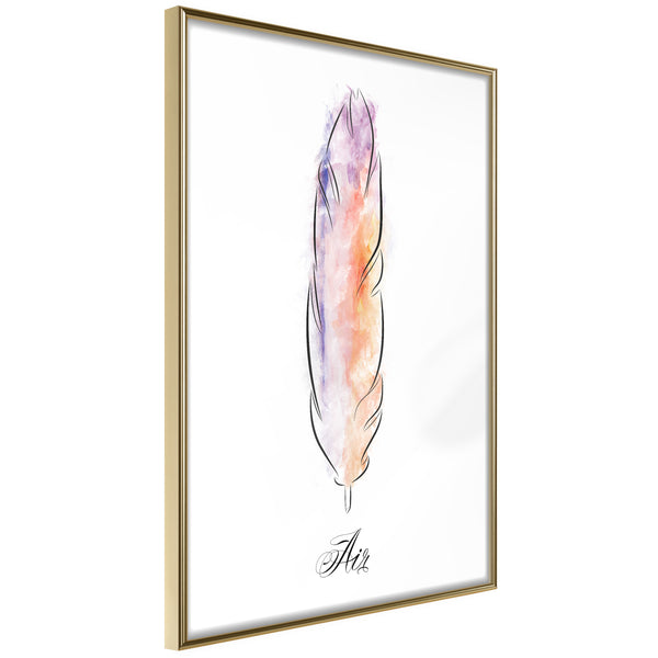Poster - Lightness I  - goud