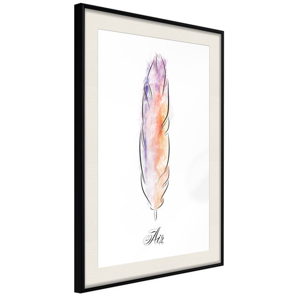 Poster - Lightness I  - zwart passepartout