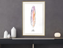 Poster - Lightness I  - goud passepartout