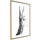 Poster - Peace  - goud